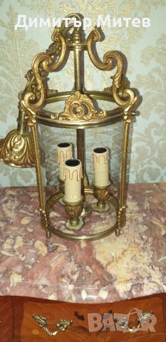 стари Френски полилеи 2бр, снимка 4 - Други ценни предмети - 42185596