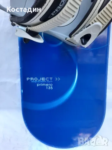 Сноуборд  PROJECT primero  135см.   с автомати, снимка 4 - Зимни спортове - 56484167
