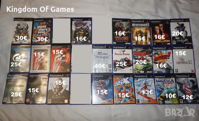 Игри за PS2 GTA 3/Vice City/Gran Turismo 4 Prologue/Turok/SSX 3/Hitman/007/Soul Calibur2