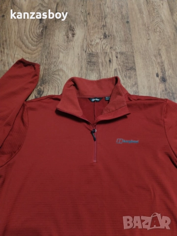 Berghaus Men's Keppla Half Zip Fleece - страхотен мъжки полар ХЛ, снимка 3 - Спортни дрехи, екипи - 52595486