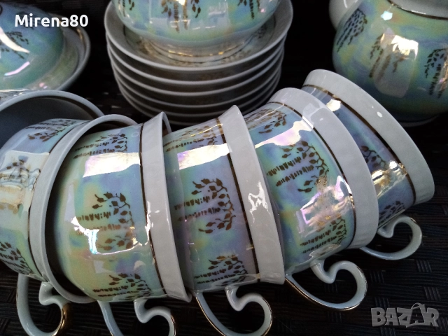 Винтидж сервиз за чай - СССР - нов !, снимка 3 - Сервизи - 52552590