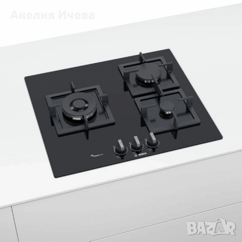  Плот за вграждане BOSCH PPC6A6B20 с FlameSelect, Газ, 3 Нагревателни зони, снимка 2 - Котлони - 51991320