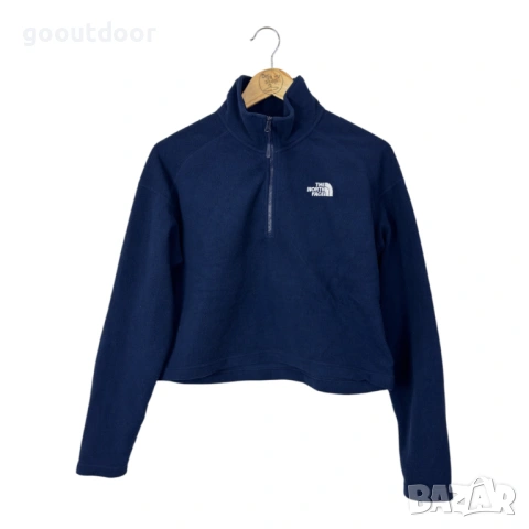 The North Face 100 Glacier 1/4 zip cropped fleece (L)