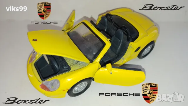 Porsche Boxster 1996 Yellow SS 5733 - Мащаб 1:30, снимка 1 - Колекции - 48864248