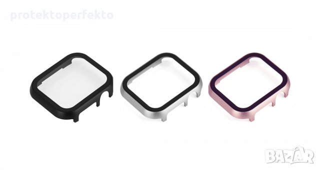 360 кейс за Apple Watch 3, 4, 5, 6, SE със стъклен протектор , снимка 4 - Каишки за часовници - 31002239
