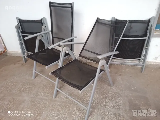 сгъваем стол, ПОДСИЛЕН за ТЕЖКИ, ЕДРИ ХОРА, шезлонг за плаж, сгъваем стол с много позиции, снимка 5 - Градински мебели, декорация  - 49779149