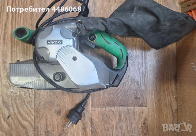 Лентова шлайфмашина HiKOKI HITACHI SB8V2, 1020 W, 250-450 м-мин, 533 х 76 мм, снимка 3 - Други инструменти - 53367529