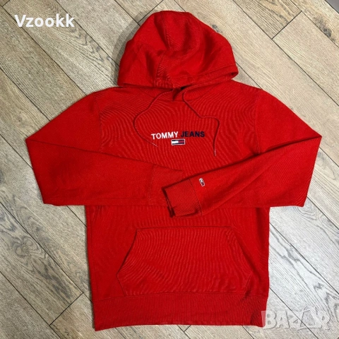 Мъжко горнище Tommy Jeans | S размер, снимка 2 - Суичъри - 53091321