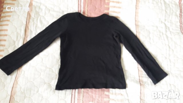 Памучни блузи за ръст 104-110 см, 3 броя, снимка 2 - Детски Блузи и туники - 30669241
