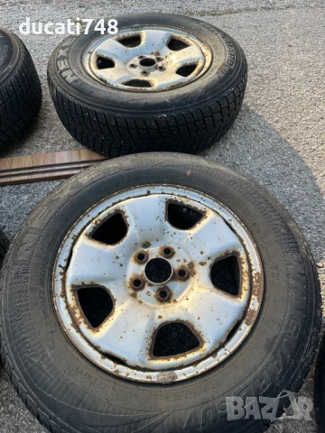 4бр. железни джанти 15" - 5х100 - Subaru, снимка 3 - Гуми и джанти - 50785365