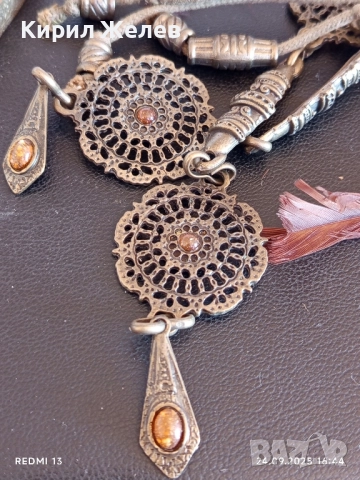 Дамски колан РЕТРО стил много красиво орнаментиран с камъни 27108, снимка 2 - Колани - 51823370