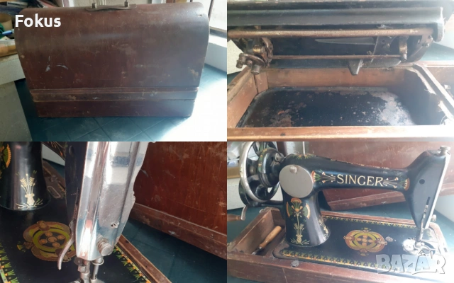 Стара и много красива шевна машина Singer - антика, снимка 7 - Антикварни и старинни предмети - 53323809