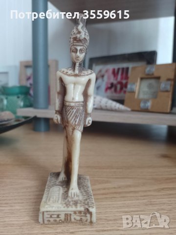 каменна статуетка на жена от Египет, снимка 1 - Статуетки - 40344548