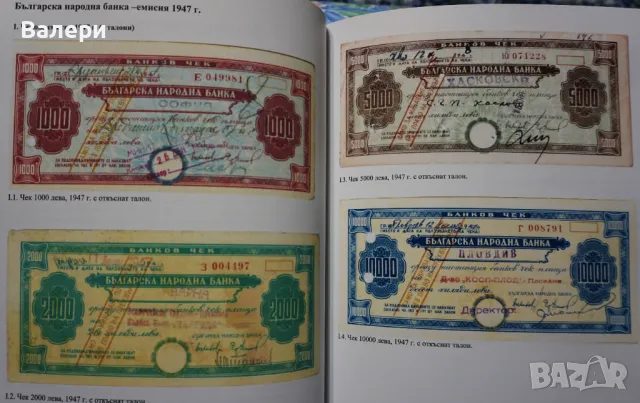 Каталог на банковите чекове 1947/49г., снимка 3 - Нумизматика и бонистика - 48279229