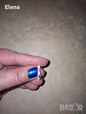 Сръбърни обеци.Печат 925.НОВИ, снимка 2 - Обеци - 53241466