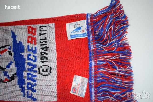 France 1998 - Световна купа - England - Уникален 100% ориг. шал / World Cup 1998 / Световно , снимка 11 - Футбол - 31182391