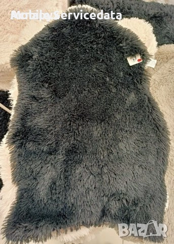 Кожено пухкаво рошаво килимче тип меча кожа, снимка 3 - Декорация за дома - 52197761