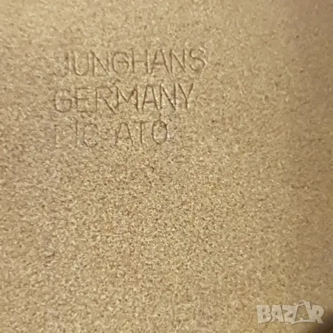 Настолен бронзов часовник  junghans ATO- MAT, снимка 10 - Антикварни и старинни предмети - 48410149