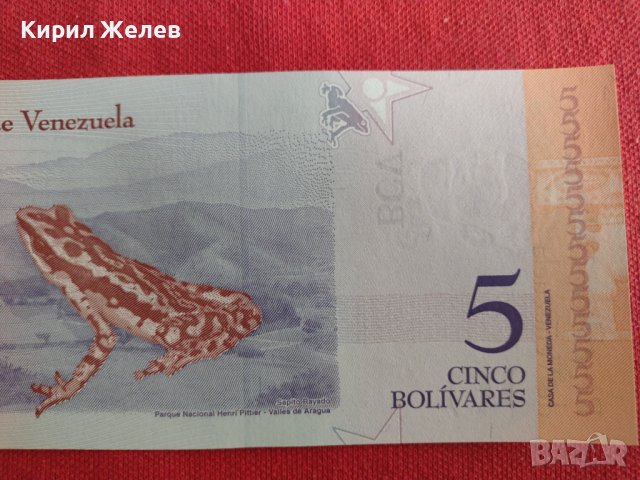 БАНКНОТА  УНИКАТ ВЕНЕЦУЕЛА ПЕРФЕКТНА МНОГО КРАСИВА ЗА КОЛЕКЦИОНЕРИ 29036, снимка 7 - Нумизматика и бонистика - 37365839