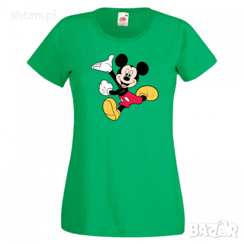 Дамска тениска Mickey Mouse 5 Мини Маус,Микки Маус.Подарък,Изненада,, снимка 3 - Тениски - 36526465