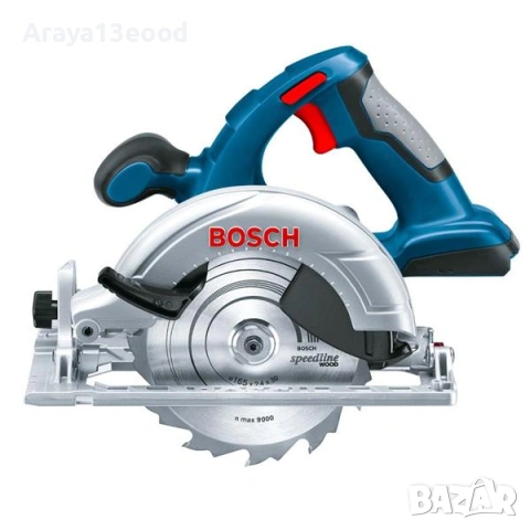 Акумулаторен ръчен циркуляр Bosch Professional GKS 18V-LI с куфар за съхранение, снимка 3 - Триони и циркуляри - 53902255