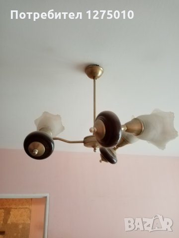 Абажур запазен , снимка 3 - Полилеи - 31812692
