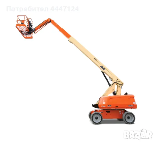 Телескопична вишка JLG 660SJ, 4×4, Високата проходимост, 22 метра, Под наем