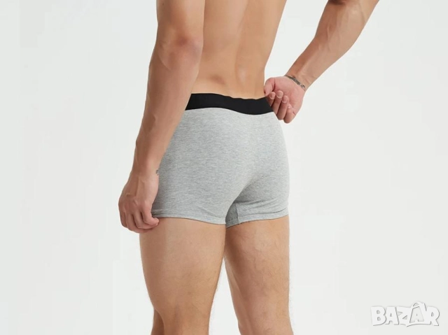 Антибактериални Боксерки Антимикробно Мъжко Бельо Дишащо Анти-миризма 100% Сребърни Нишки Бързосъхне, снимка 6 - Бельо - 51536433