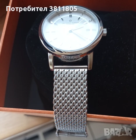 Дамски аналогов часовник с швейцарски кварц Ronda, Frederic Graff , снимка 5 - Дамски - 50677232