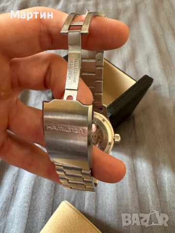 Автоматичен часовник ХАМИЛТЪН - HAMILTON KHAKI FIELD 42MM H70515137, снимка 4 - Мъжки - 52398430