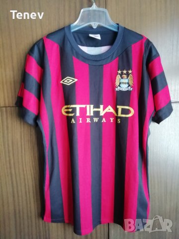 Manchester City Umbro рядка оригинална тениска фланелка Манчестър Сити размер L , снимка 1 - Футбол - 36813550