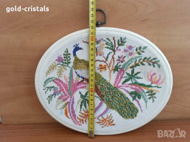 Ретро ръчно ушит гоблен, снимка 4 - Антикварни и старинни предмети - 29292537