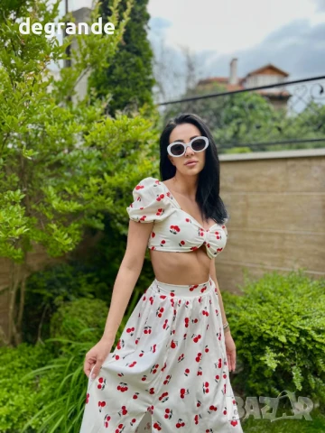 Комплект от две части с черешки, снимка 2 - Комплекти - 50870630