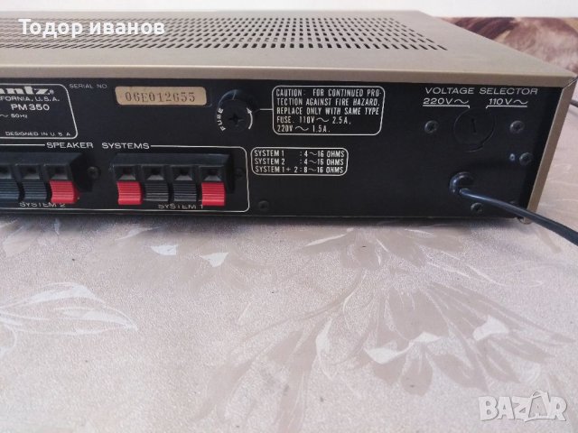 Marantz-pm350, снимка 9 - Ресийвъри, усилватели, смесителни пултове - 40290263