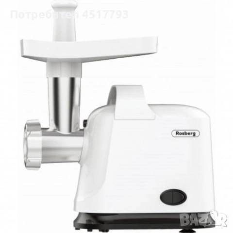 Месомелачка, 800W, приставка за домати, ниско ниво на шум, бял, снимка 3 - Месомелачки - 54142525