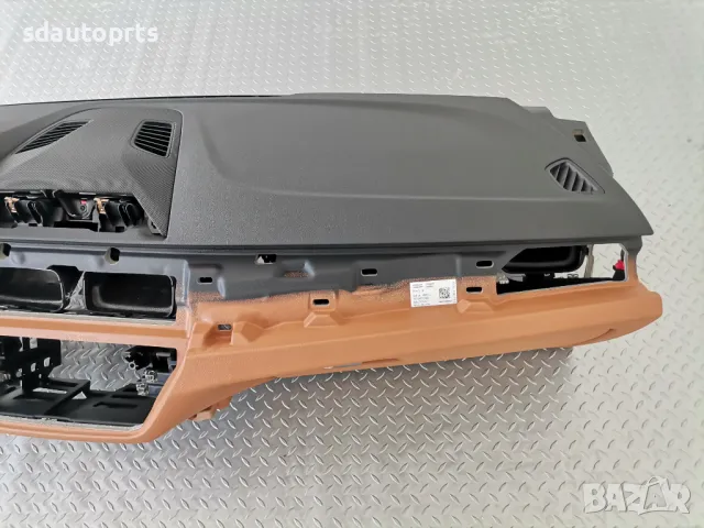 Ново Табло BMW 5 G30 G31 G38 Lci HUD Cognac гума, снимка 7 - Части - 50307616