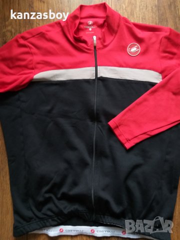 Castelli perfetto jersey long sleeve - страхотно вело джърси, снимка 5 - Спортни дрехи, екипи - 40303347
