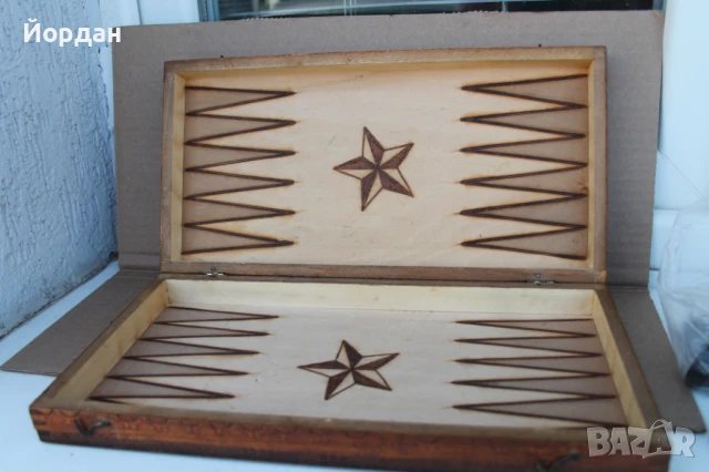 Стар дървен шах , снимка 5 - Други ценни предмети - 50585044