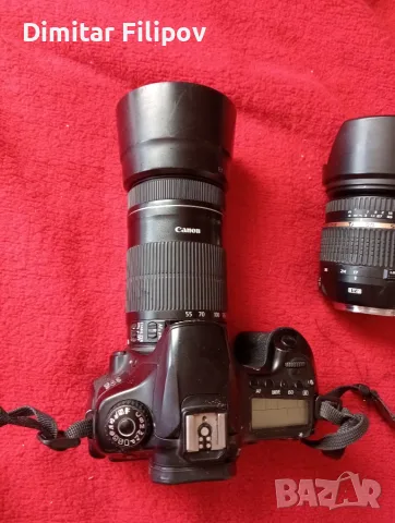 Canon EOS 60, обектив 17-50 и 55-250