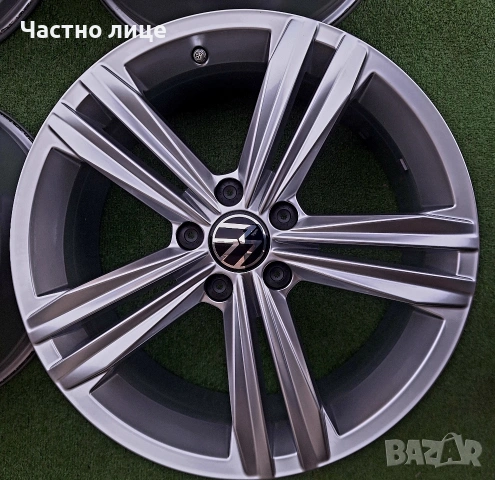 Продавам 4бр оригинални 18-ки джанти за Фолксваген Тигуан, Голф 5,6,7,8, Туран, Пасат, Ти-рок , снимка 3 - Гуми и джанти - 53877147