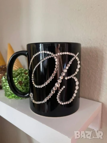 чаша инкрустирана с камъчета , снимка 3 - Чаши - 51033796