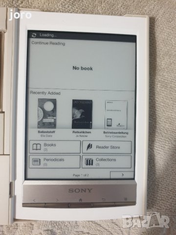 Електронен четец Sony PRS T1 е-книга, снимка 5 - Електронни четци - 37342071