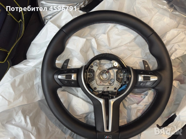 BMW F10/F11 M спортен волан , снимка 3 - Аксесоари и консумативи - 53060854