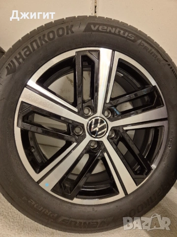 Чисто нов комплект летни гуми 215 55 R17 98H на Алуминиеви джанти за VW Caddy Touran , снимка 3 - Гуми и джанти - 54054820