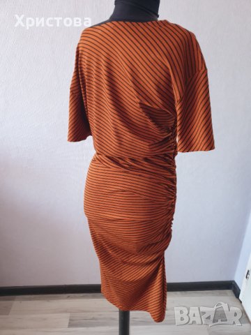 Спортна рокля Зара цвят камел - 17,00лв., снимка 4 - Рокли - 37480615