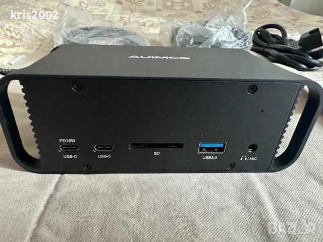 Докинг станция за Macbook лаптопи, DS-P06ST (14-в-2), 4K 60Hz, снимка 2 - Лаптоп аксесоари - 53279562