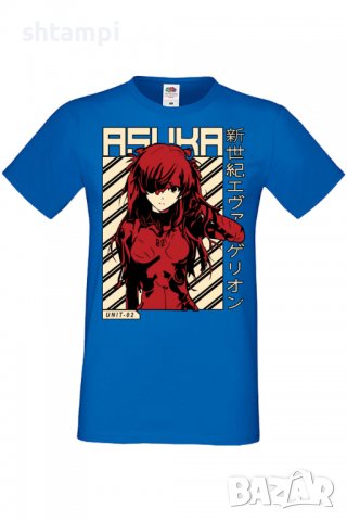 Мъжка тениска Neon Genesis Evangelion Asuka,Анимация,игра,Празник,Повод,, снимка 5 - Тениски - 37950223