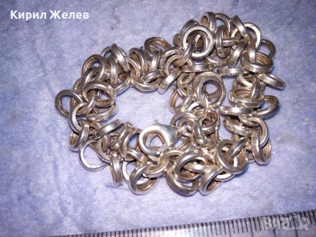 РАЗКОШНА СРЕБЪРНА ВИНТИДЖ - АРТ ГРИВНА СРЕБРО 925 ДИЗАЙНЕРСКИ ЛИМИТИРАН МОДЕЛ 30743, снимка 13 - Гривни - 40552628