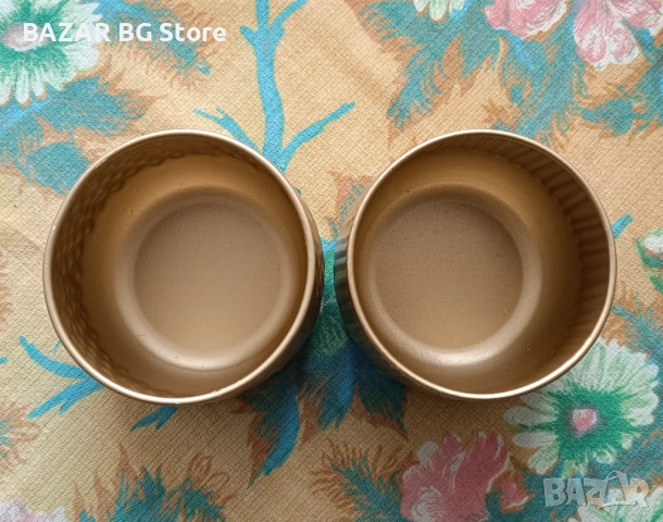 Комплект метални саксии за цветя. Нови., снимка 2 - Саксии и кашпи - 53940756