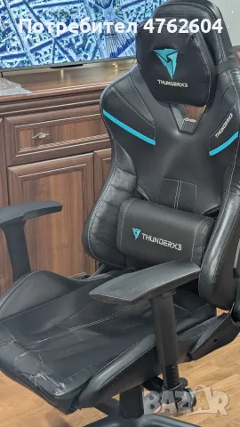 Геймърски стол ThunderX3 TC3 Jet Black